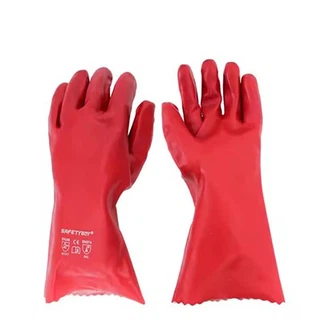 ถุงมือเคลือบพีวีซี
